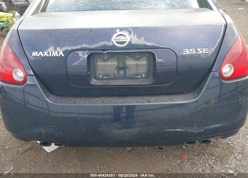 2006 NISSAN MAXIMA 3.5 SE VIN: 1N4BA41E46C803138