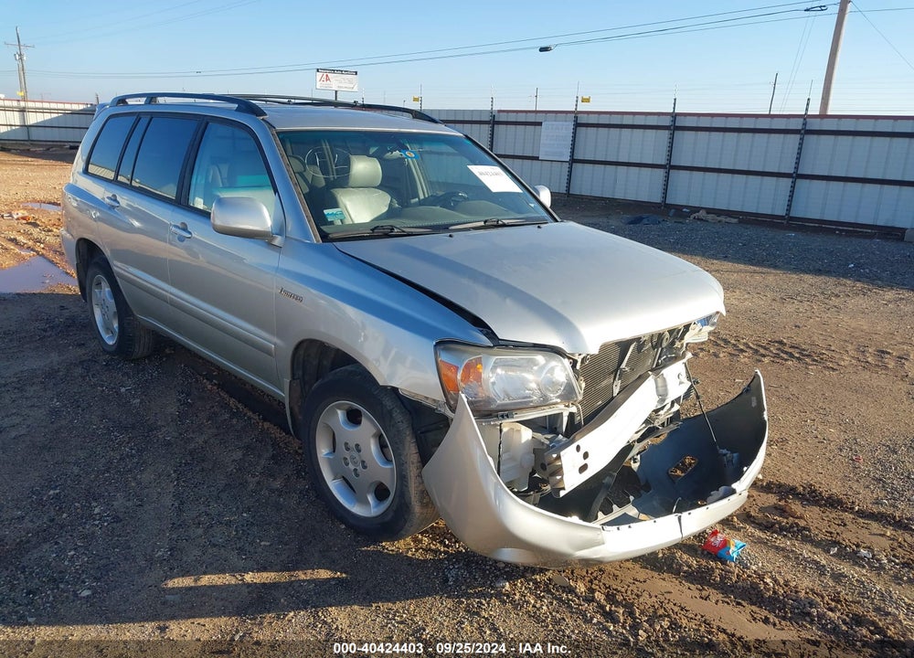 2006 TOYOTA HIGHLANDER LIMITED V6 VIN: JTEEP21A460149777