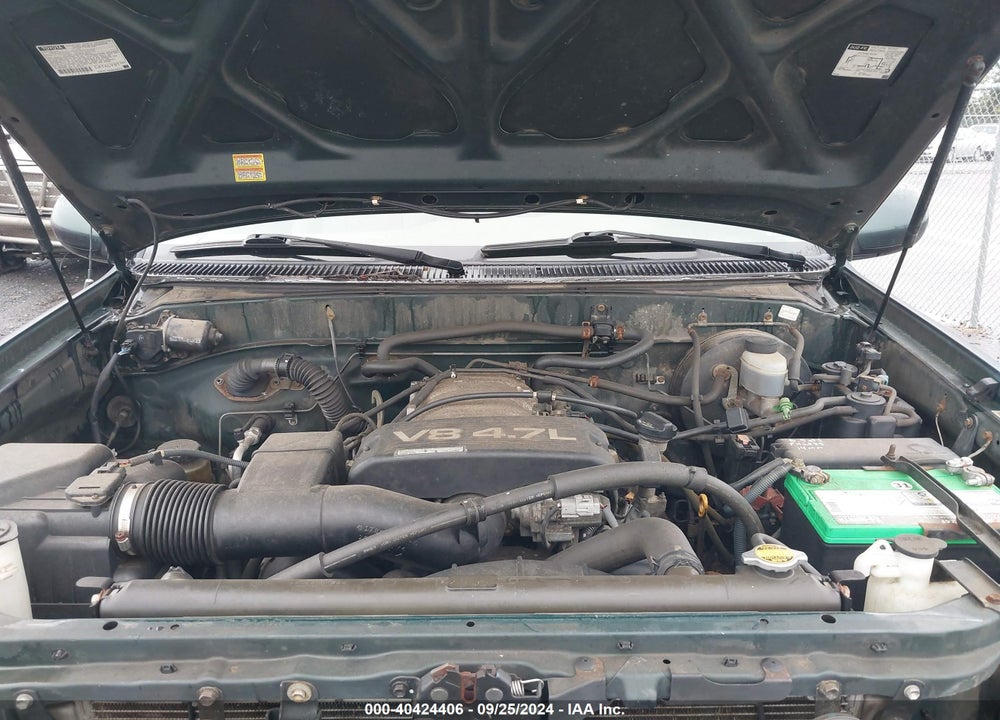 2000 TOYOTA TUNDRA LTD V8 VIN: 5TBBT4819YS122412