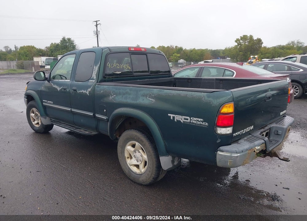 2000 TOYOTA TUNDRA LTD V8 VIN: 5TBBT4819YS122412