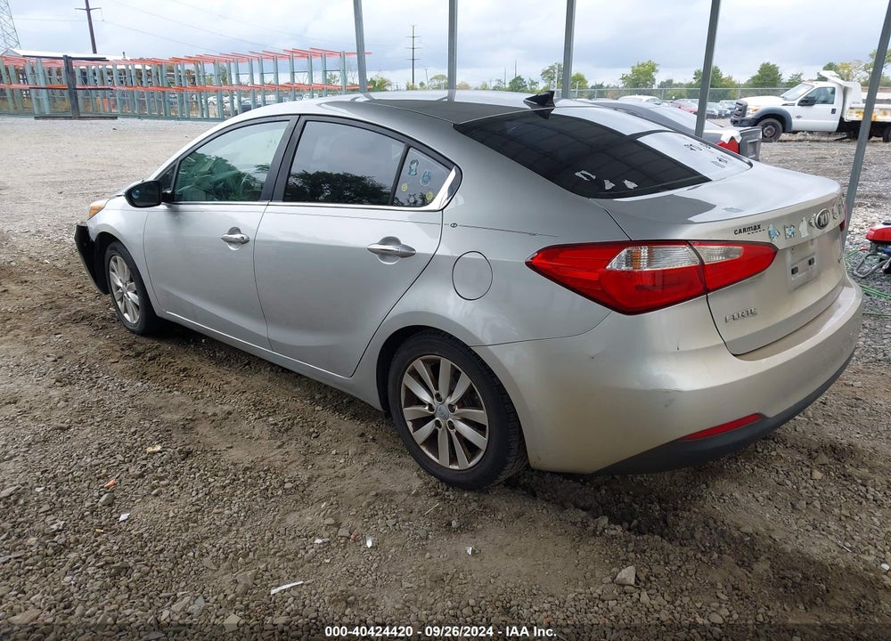 2015 KIA FORTE EX VIN: KNAFX4A86F5262325