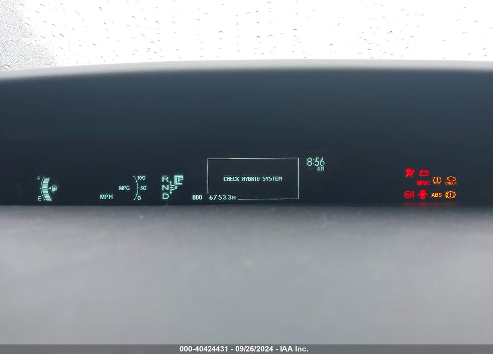 2011 TOYOTA PRIUS THREE VIN: JTDKN3DU0B0323024