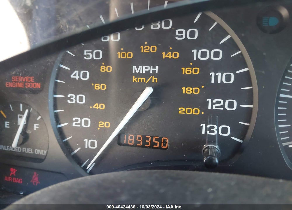 1999 SATURN SL2 VIN: 1G8ZK5271XZ368406