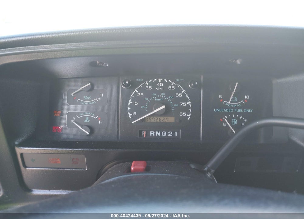 1992 FORD ECONOLINE E250 VAN VIN: 1FTGE24H7NHA21660