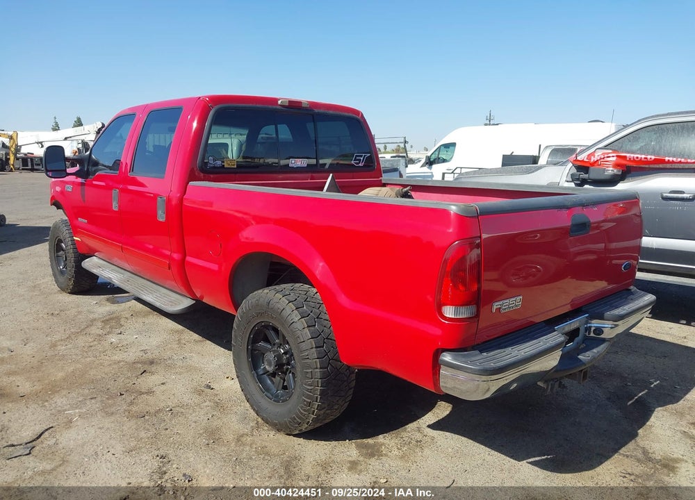 2001 FORD F-250 LARIAT/XL/XLT VIN: 3FTNW21F01MA77100
