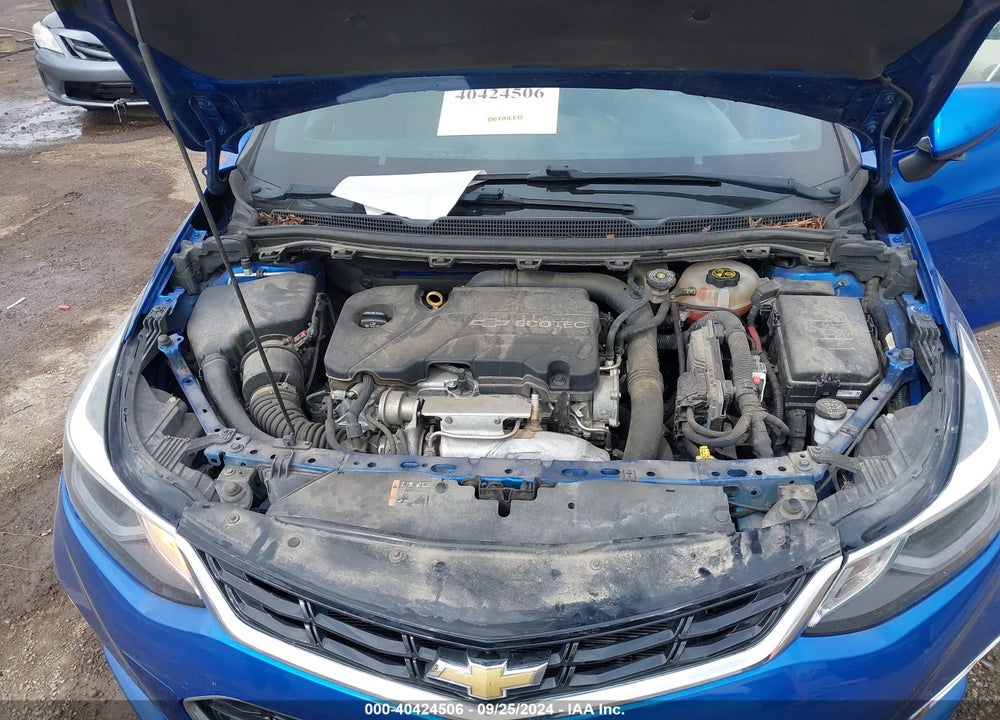 2016 CHEVROLET CRUZE LT AUTO VIN: 1G1BE5SM7G7277147