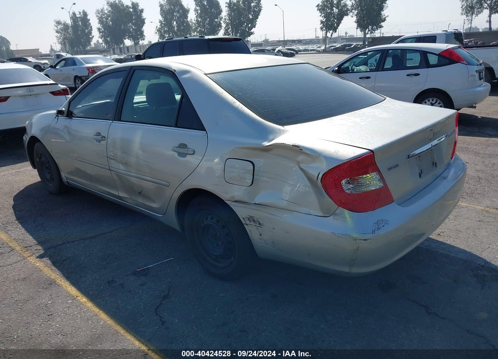 2003 TOYOTA CAMRY LE VIN: 4T1BE32K13U765611