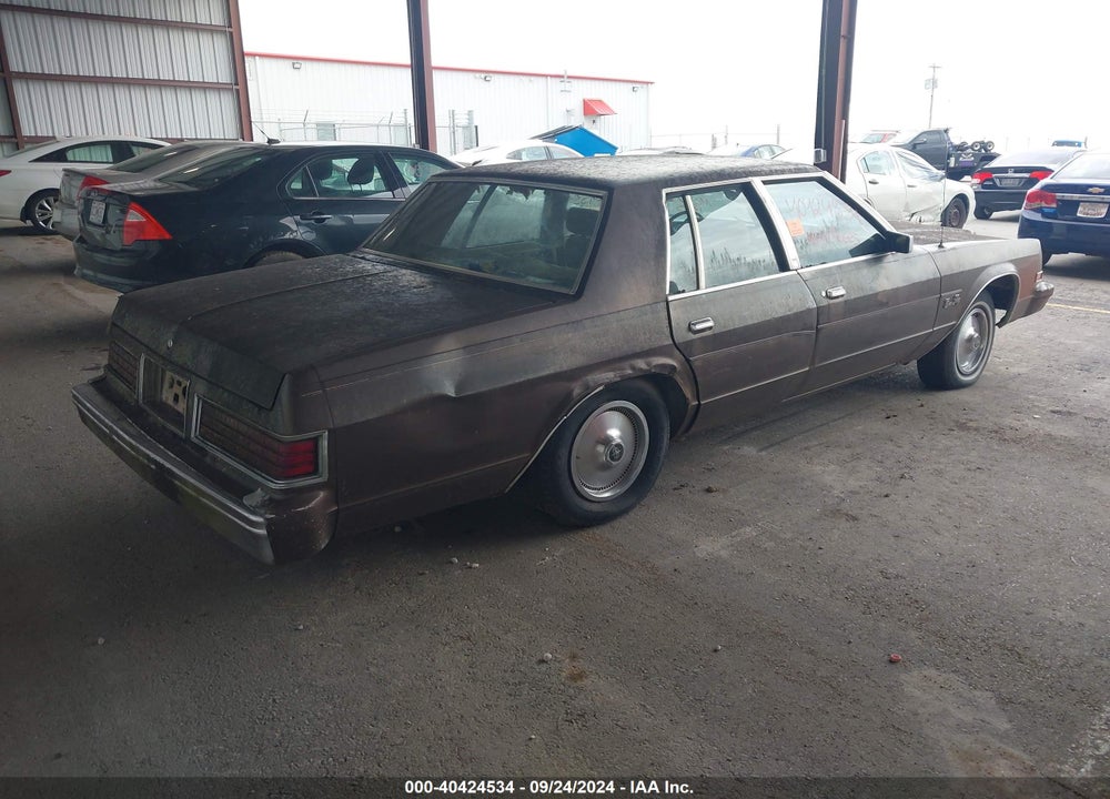 1981 PLYMOUTH GRAN FURY VIN: 1P3BR27K3BA104741