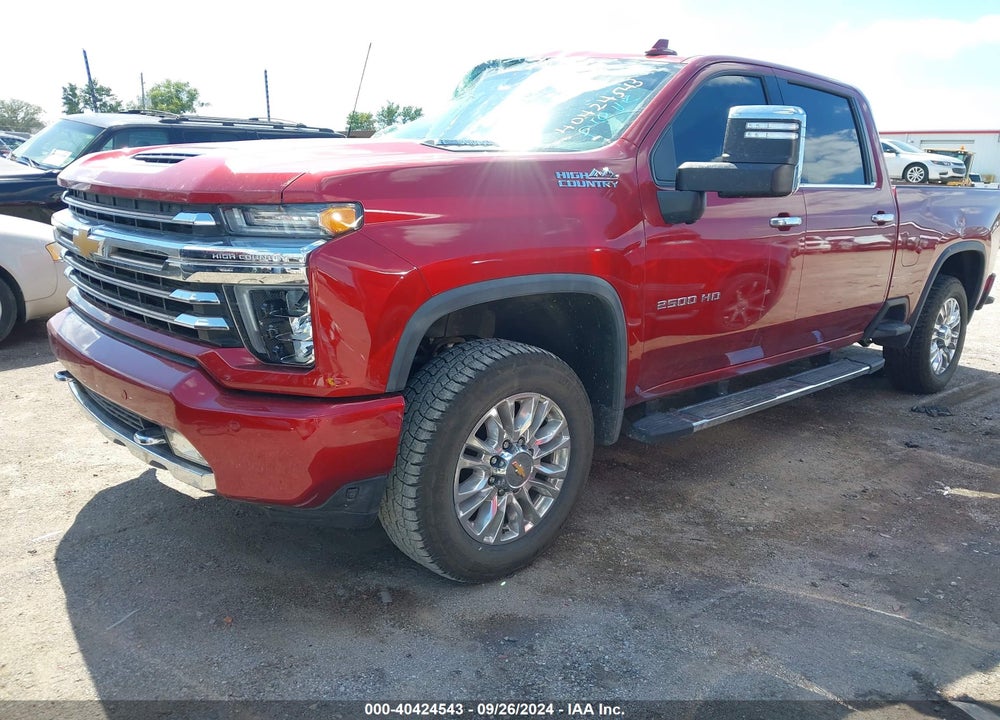 2022 CHEVROLET SILVERADO 2500HD 4WD STANDARD BED HIGH COUNTRY VIN: 1GC4YREY9NF235837