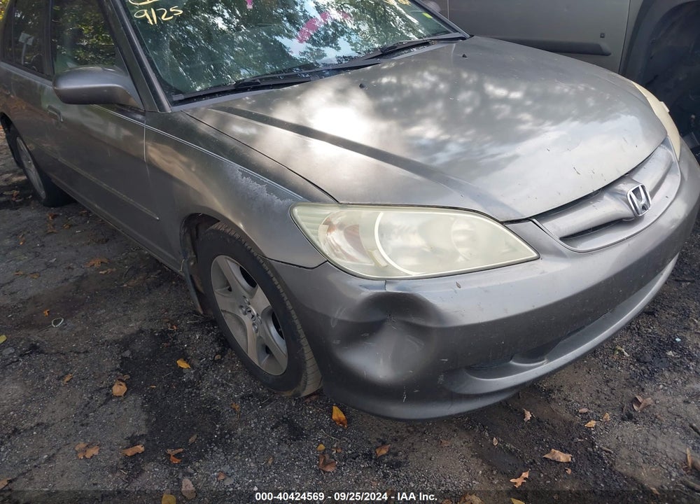 2005 HONDA CIVIC EX VIN: 2HGES26785H619224