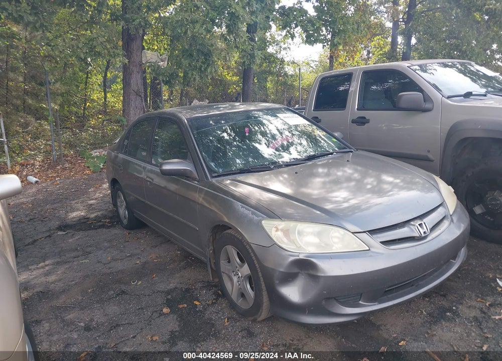 2005 HONDA CIVIC EX VIN: 2HGES26785H619224