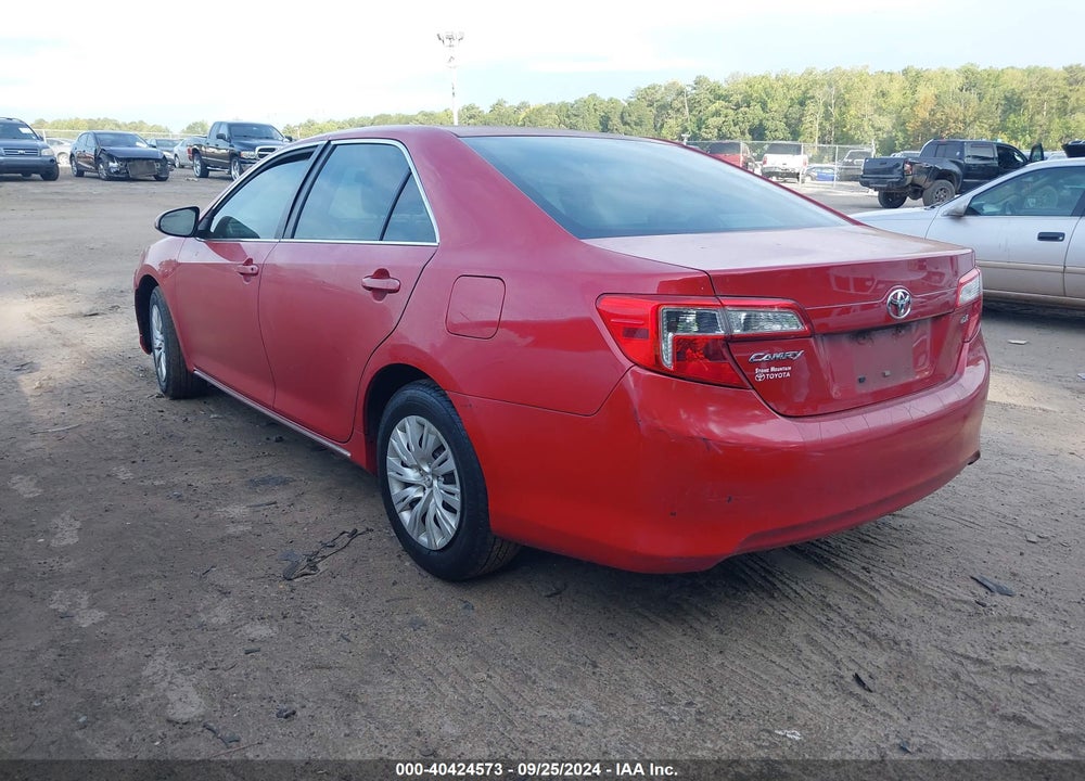 2012 TOYOTA CAMRY LE VIN: 4T1BF1FK6CU619278