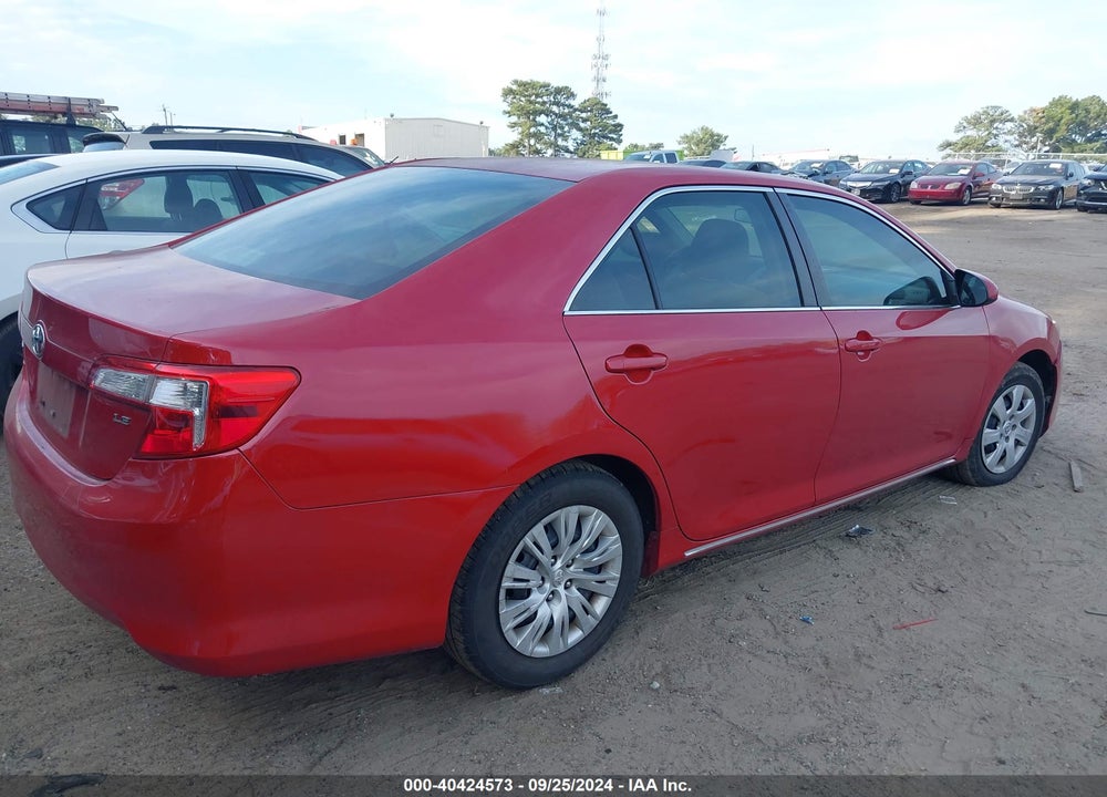 2012 TOYOTA CAMRY LE VIN: 4T1BF1FK6CU619278