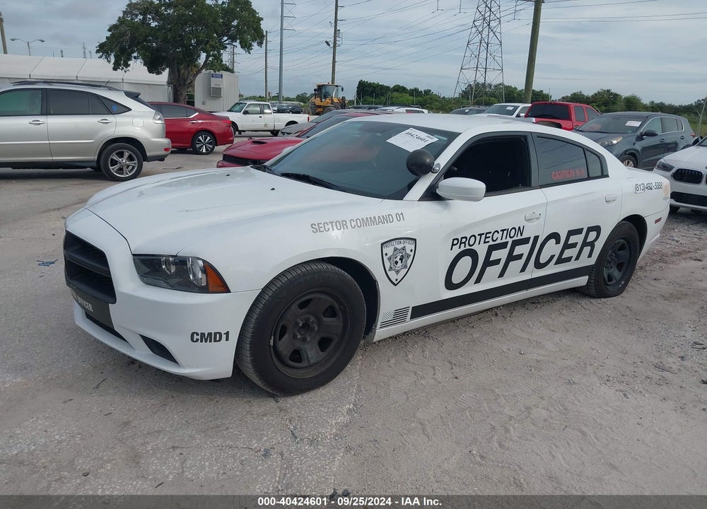 2013 DODGE CHARGER POLICE VIN: 2C3CDXAG5DH592281