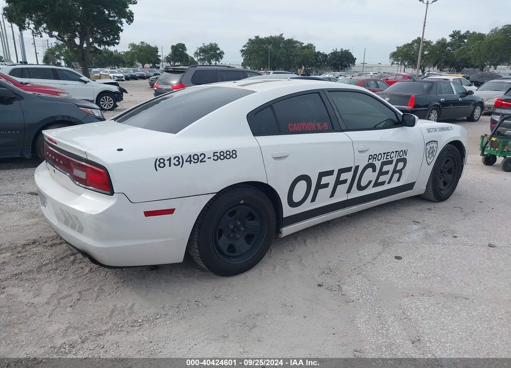 2013 DODGE CHARGER POLICE VIN: 2C3CDXAG5DH592281