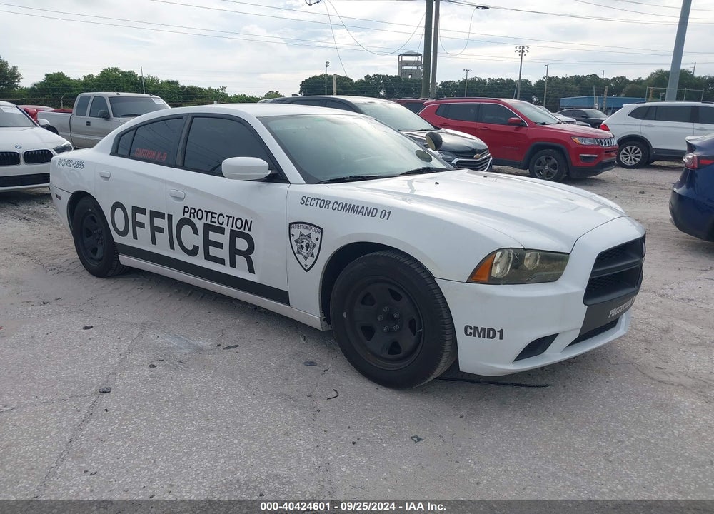 2013 DODGE CHARGER POLICE VIN: 2C3CDXAG5DH592281