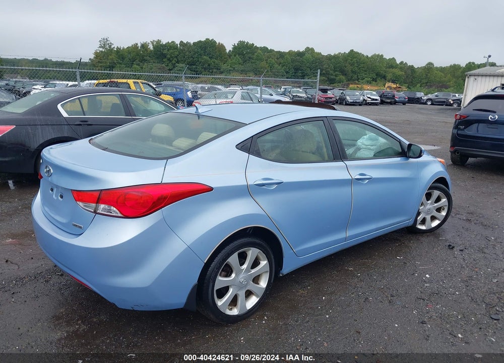 2012 HYUNDAI ELANTRA LIMITED (ULSAN PLANT) VIN: KMHDH4AE8CU390978
