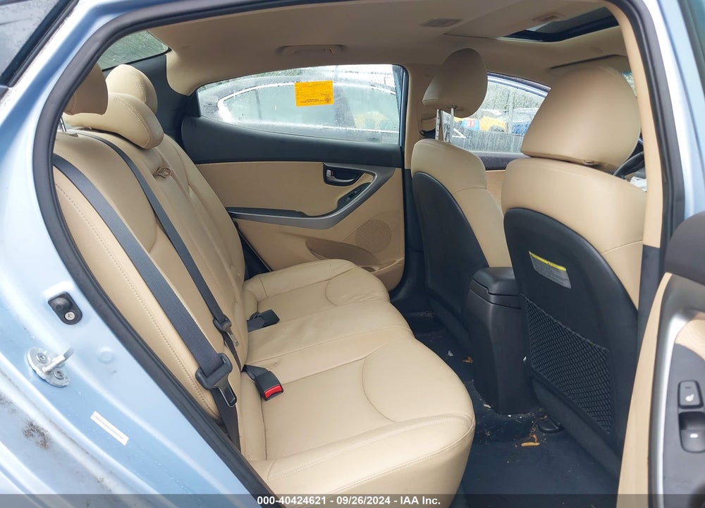 2012 HYUNDAI ELANTRA LIMITED (ULSAN PLANT) VIN: KMHDH4AE8CU390978