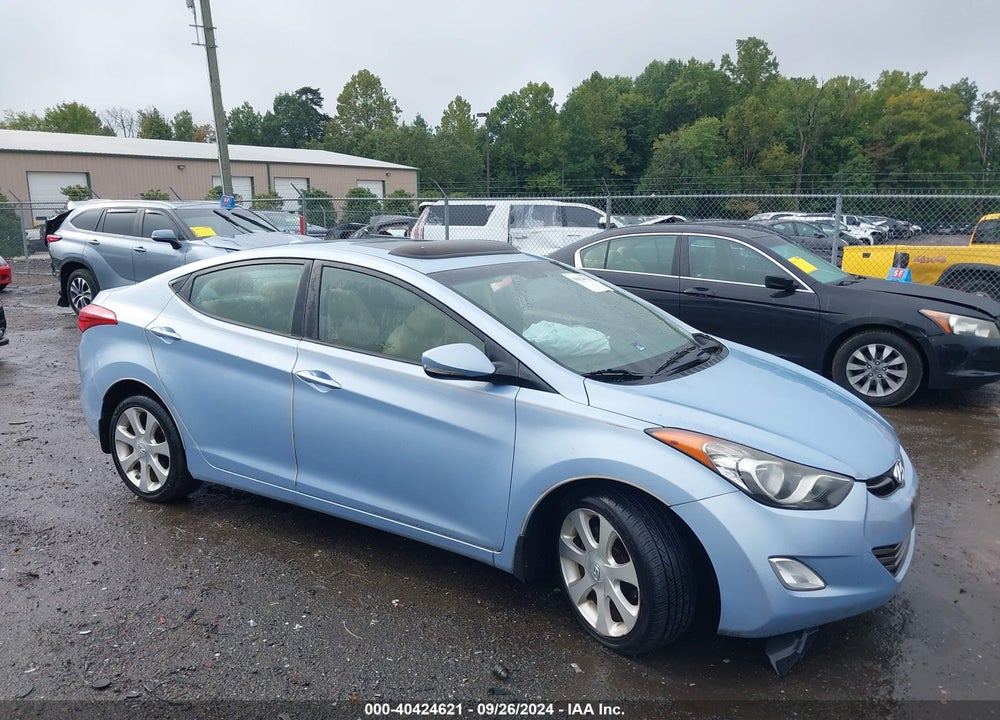 2012 HYUNDAI ELANTRA LIMITED (ULSAN PLANT) VIN: KMHDH4AE8CU390978