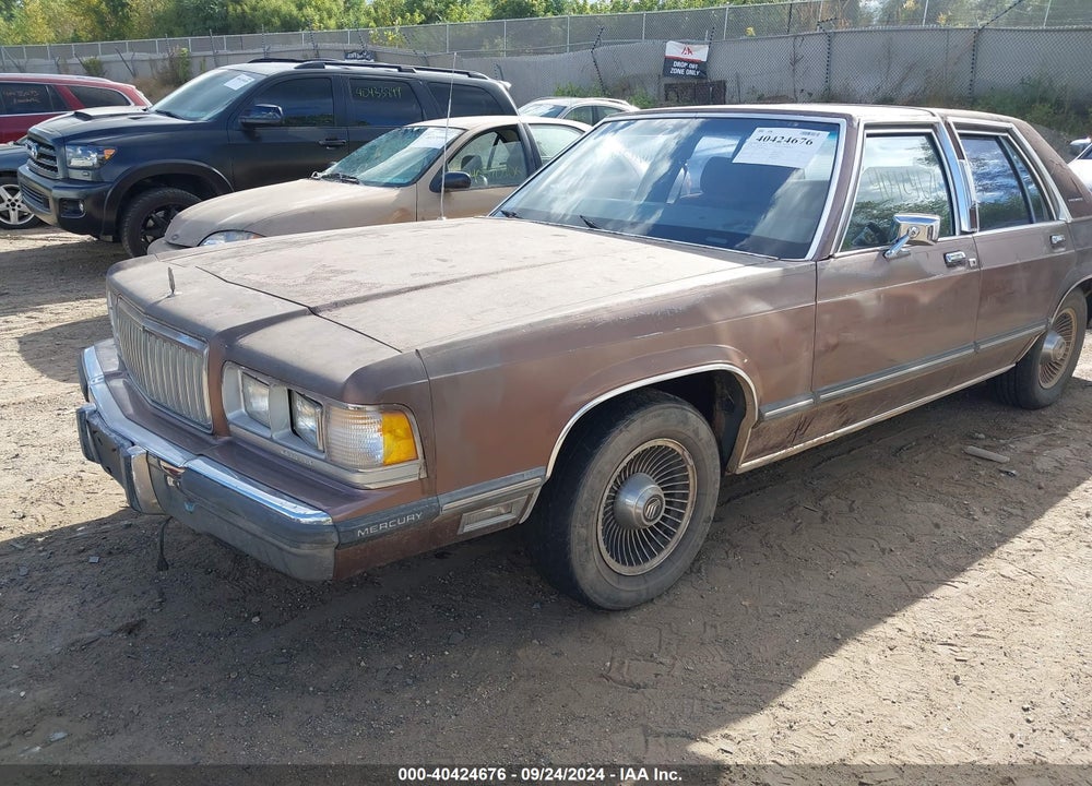 1989 MERCURY GRAND MARQUIS LS VIN: 2MEBM75F8KX685533