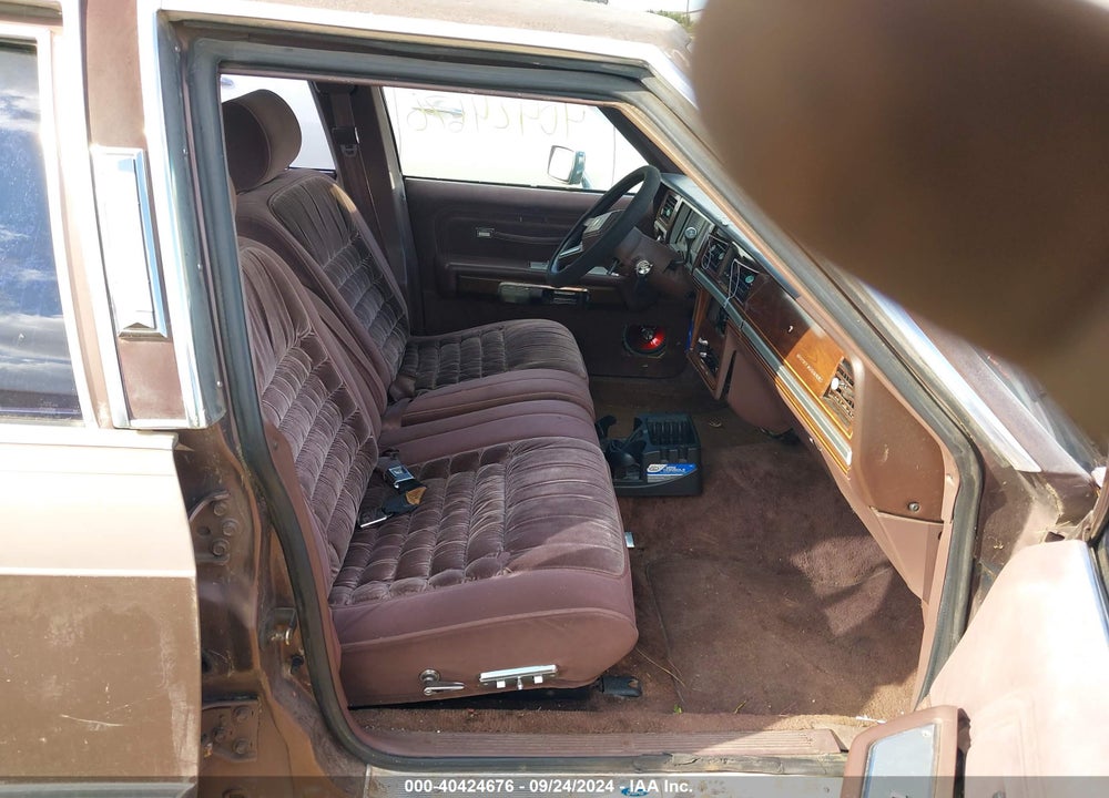 1989 MERCURY GRAND MARQUIS LS VIN: 2MEBM75F8KX685533