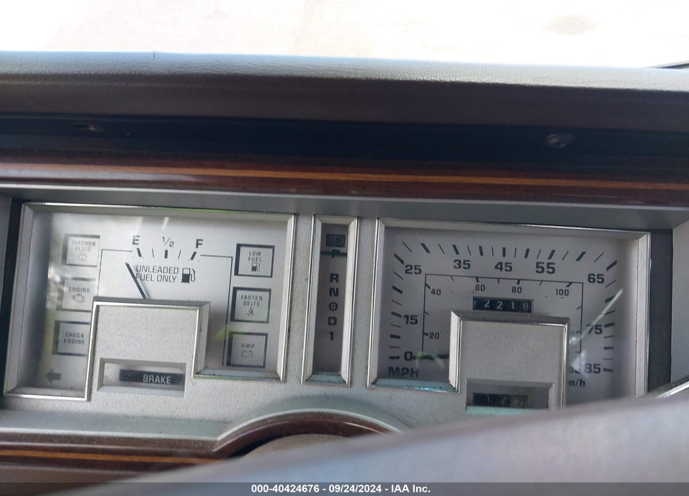 1989 MERCURY GRAND MARQUIS LS VIN: 2MEBM75F8KX685533