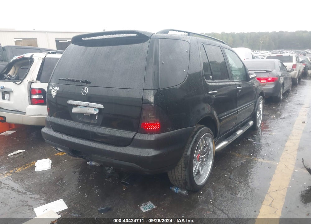 2004 MERCEDES-BENZ ML 500 4MATIC VIN: 4JGAB75E24A486348