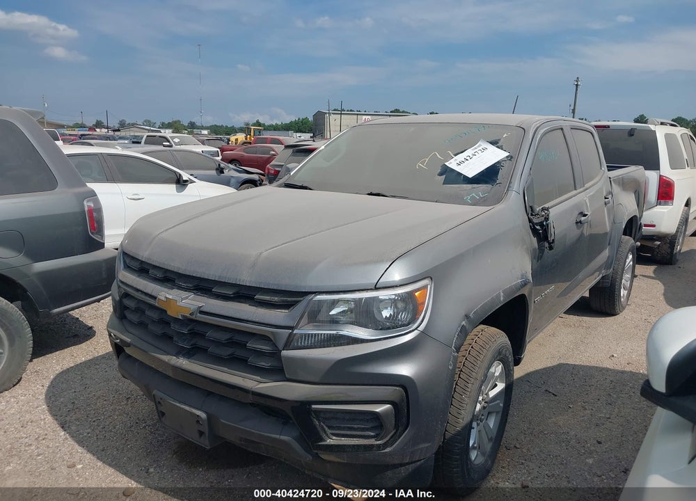 2022 CHEVROLET COLORADO 2WD SHORT BOX LT VIN: 1GCGSCEN6N1222722