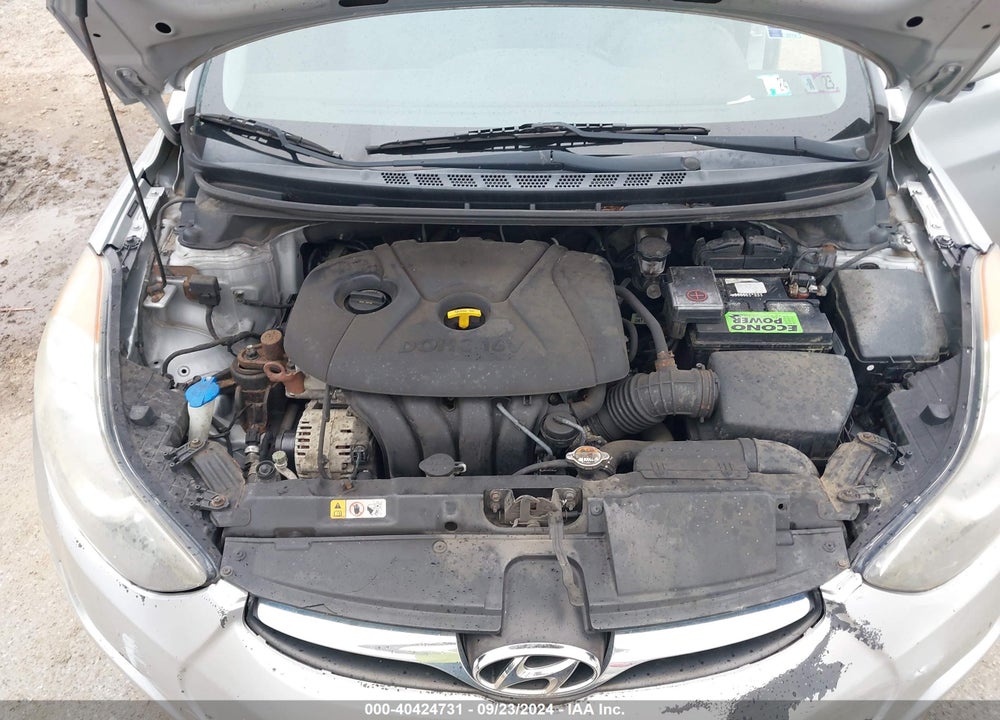 2013 HYUNDAI ELANTRA GLS VIN: 5NPDH4AE0DH309603