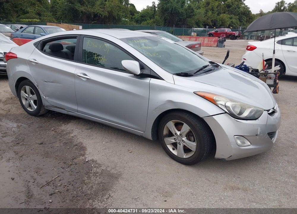 2013 HYUNDAI ELANTRA GLS VIN: 5NPDH4AE0DH309603
