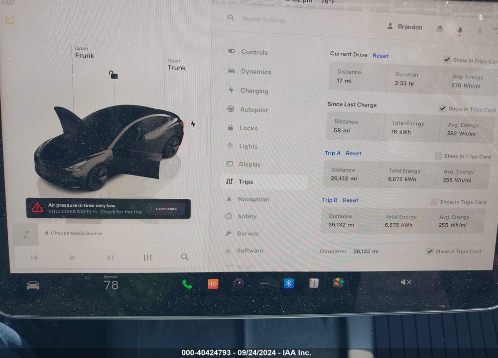 2023 TESLA MODEL 3 LONG RANGE DUAL MOTOR ALL-WHEEL DRIVE VIN: 5YJ3E1EB4PF392569