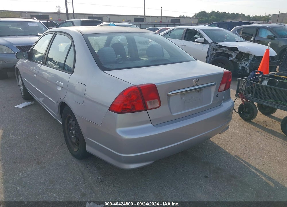 2005 HONDA CIVIC LX VIN: 1HGES16575L030760