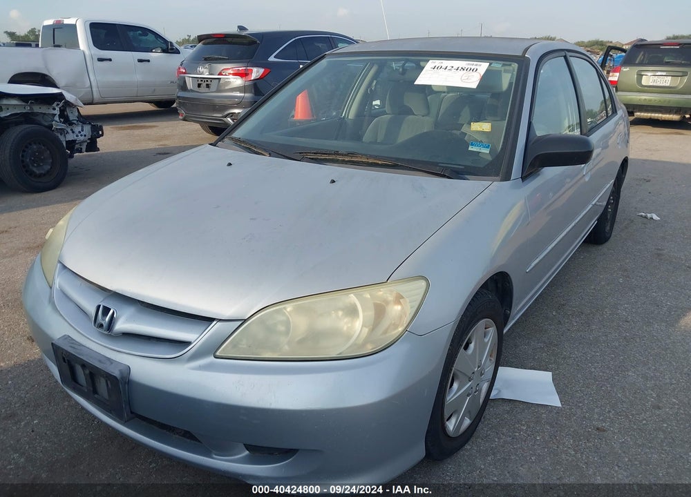 2005 HONDA CIVIC LX VIN: 1HGES16575L030760