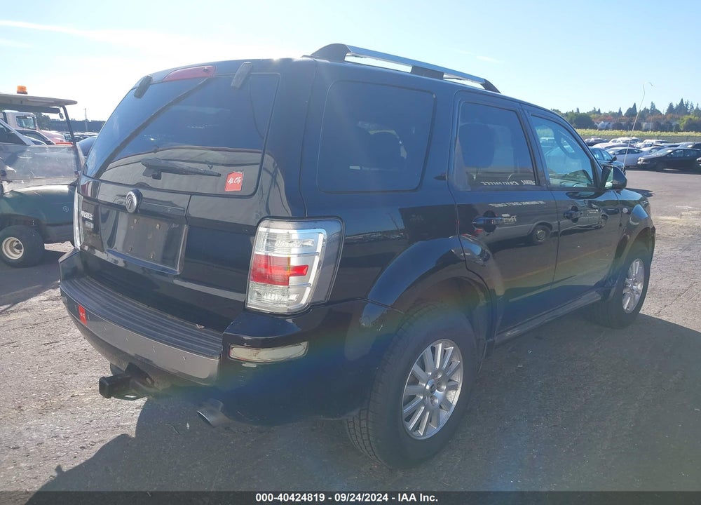2009 MERCURY MARINER PREMIER VIN: 4M2CU87759KJ12789