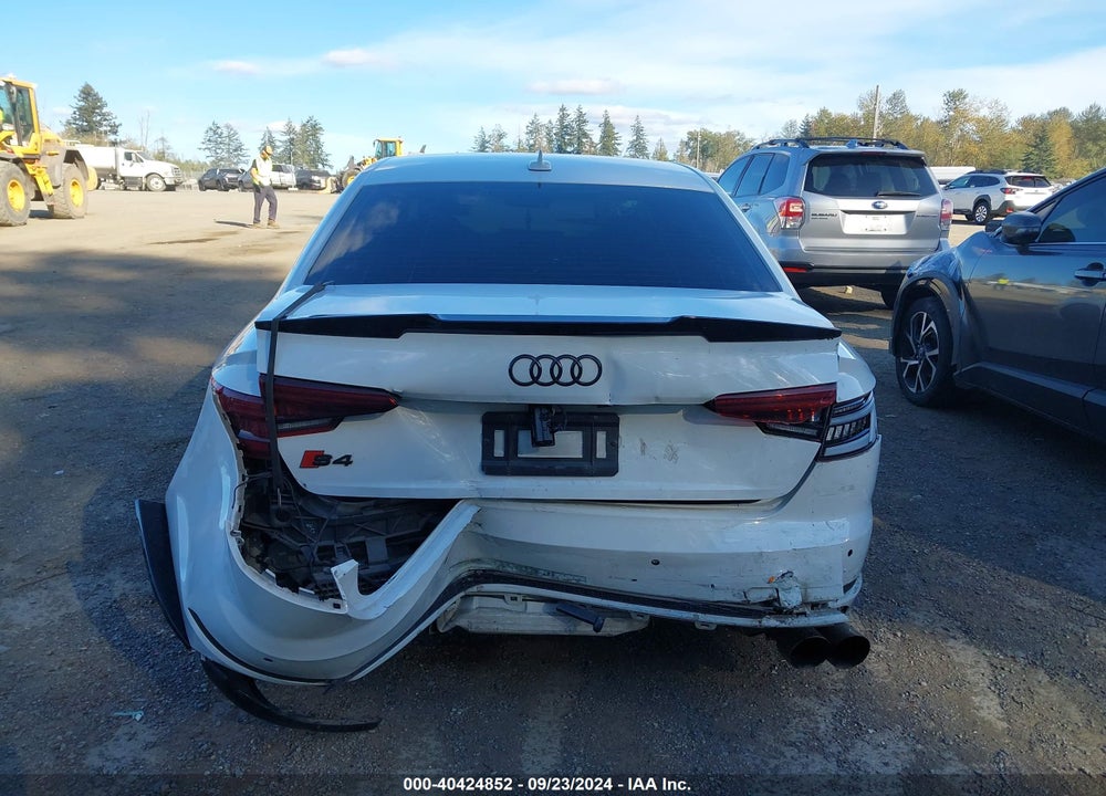 2018 AUDI S4 3.0T PREMIUM PLUS VIN: WAUC4BF46JA022732