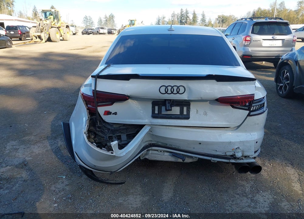 2018 AUDI S4 3.0T PREMIUM PLUS VIN: WAUC4BF46JA022732