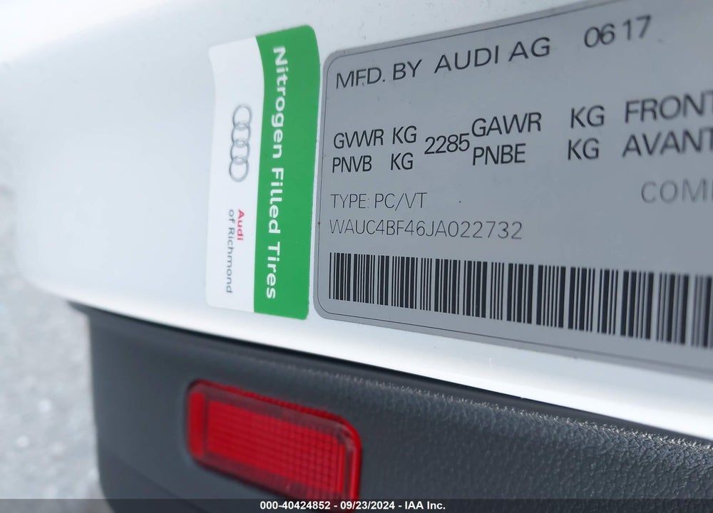 2018 AUDI S4 3.0T PREMIUM PLUS VIN: WAUC4BF46JA022732