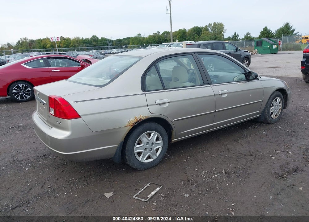 2003 HONDA CIVIC LX VIN: 2HGES15583H547030