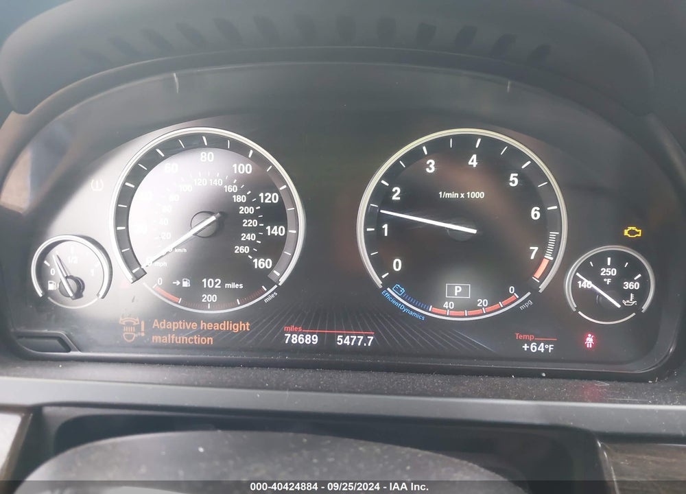 2013 BMW 750LI VIN: WBAYE8C5XDD131670