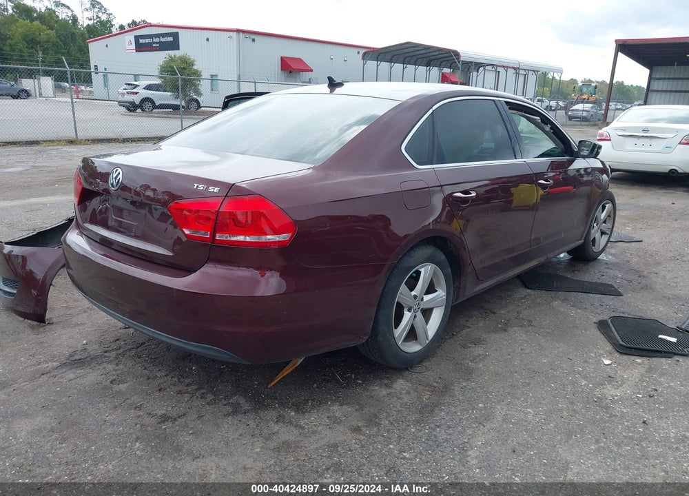 2014 VOLKSWAGEN PASSAT 1.8T SE VIN: 1VWBS7A38EC054203