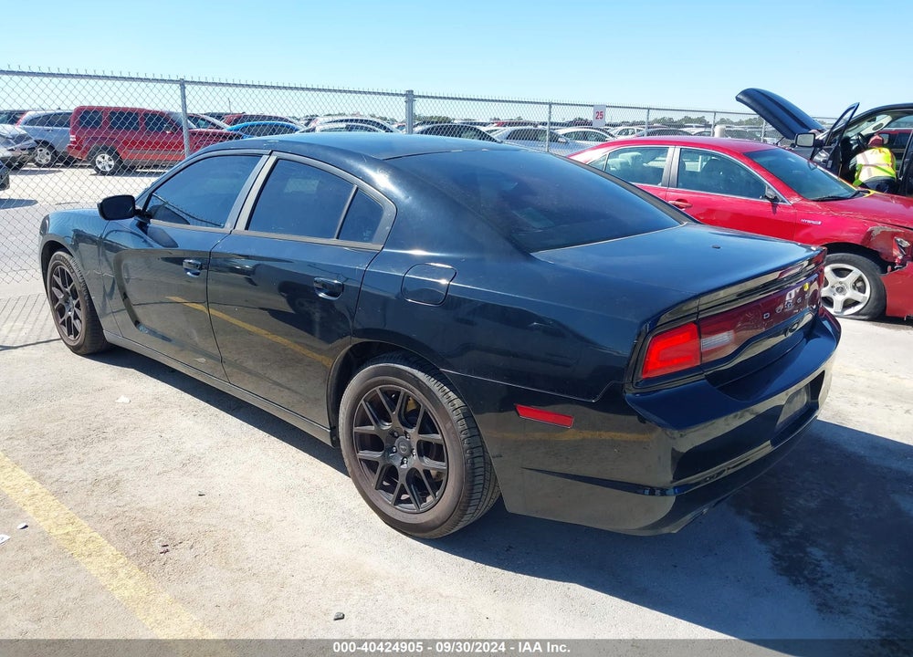 2012 DODGE CHARGER POLICE VIN: 2C3CDXAT5CH266962