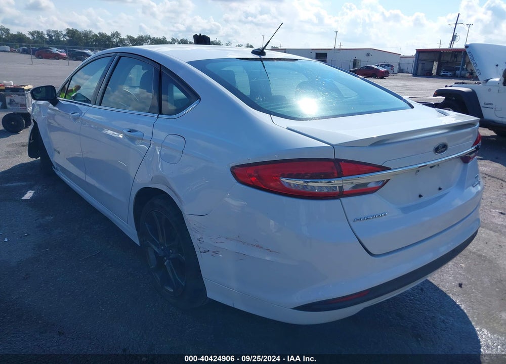 2018 FORD FUSION HYBRID SE VIN: 3FA6P0LU4JR168848