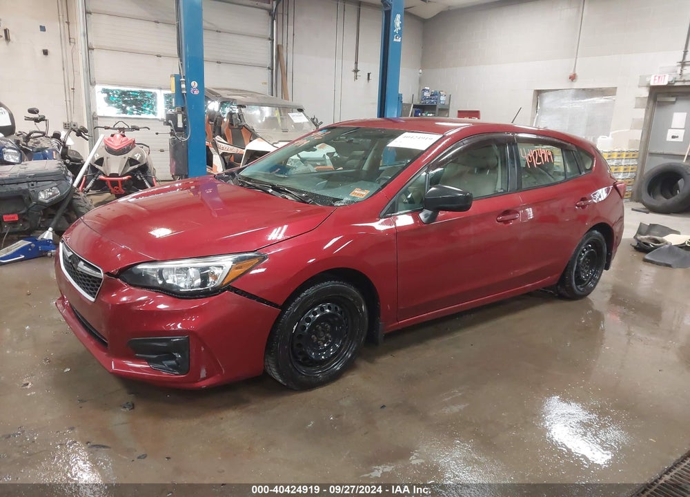 2017 SUBARU IMPREZA 2.0I VIN: 4S3GTAA64H3710138