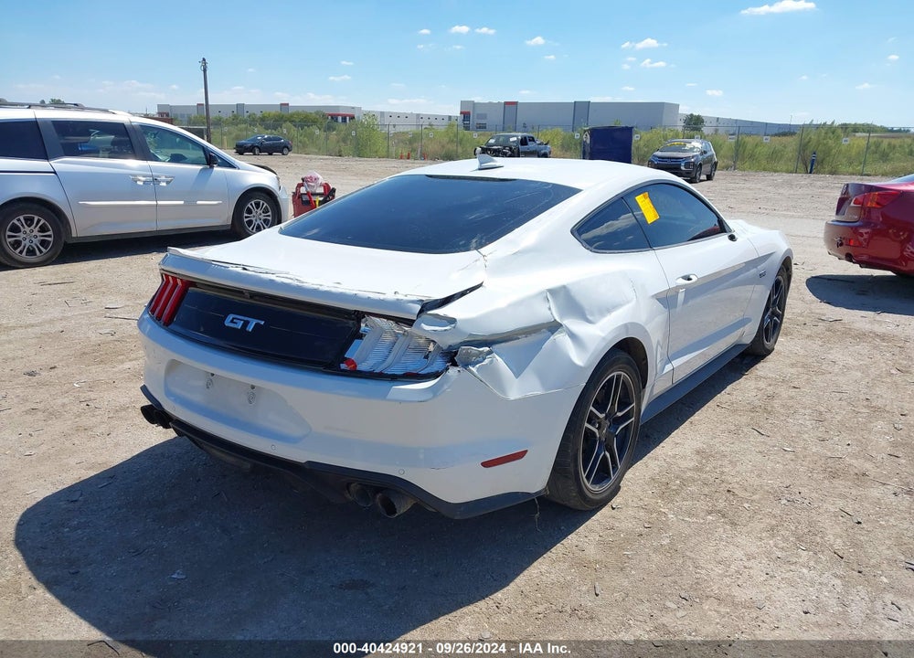 2022 FORD MUSTANG GT PREMIUM FASTBACK VIN: 1FA6P8CF4N5105581