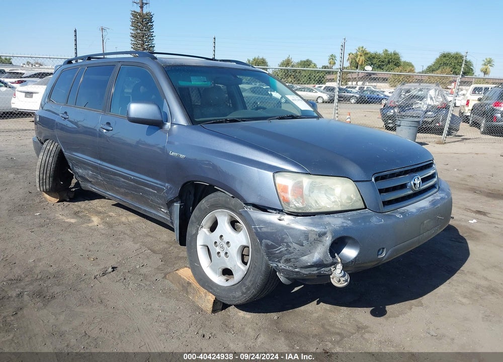 2004 TOYOTA HIGHLANDER LIMITED V6 VIN: JTEDP21A440003937