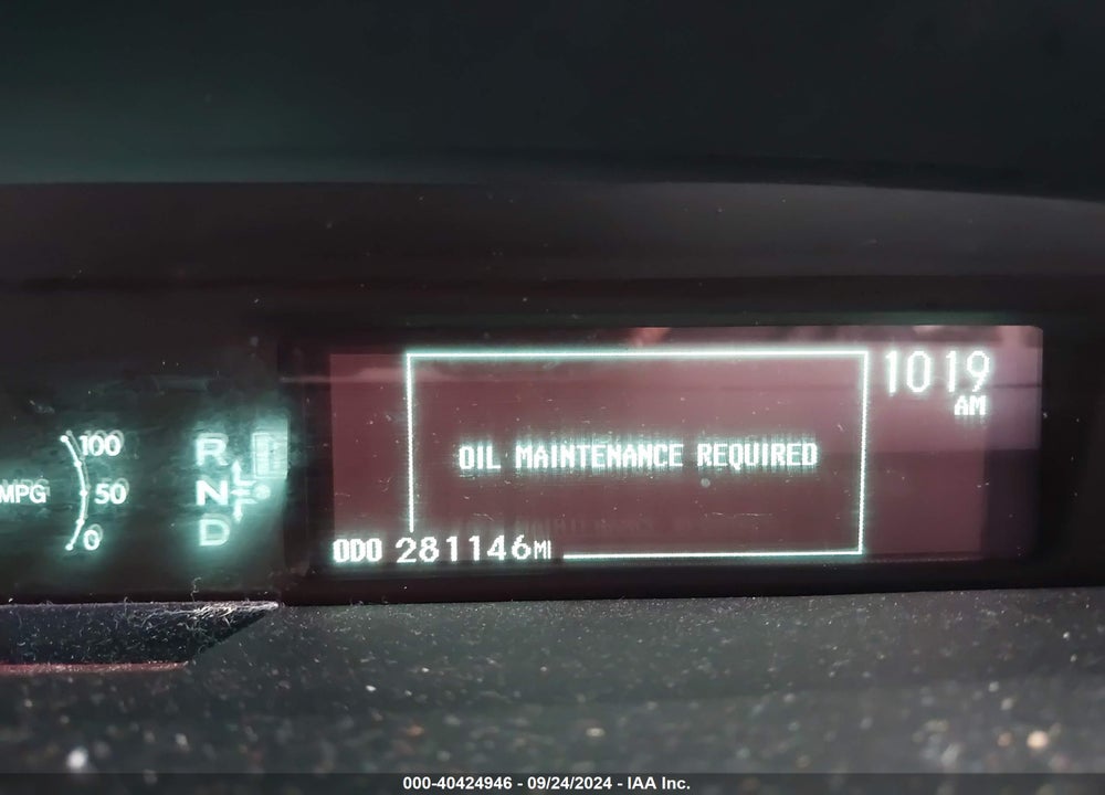 2011 TOYOTA PRIUS TWO VIN: JTDKN3DU9B0279556