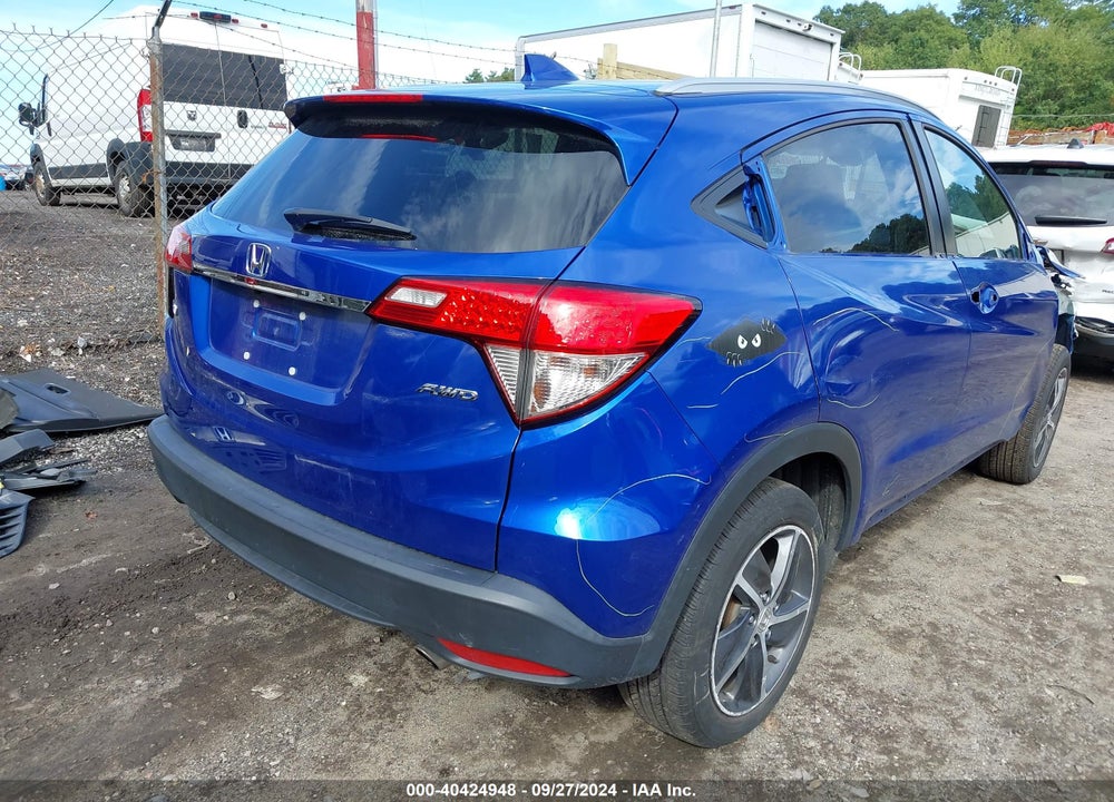 2021 HONDA HR-V AWD EX VIN: 3CZRU6H55MM753633