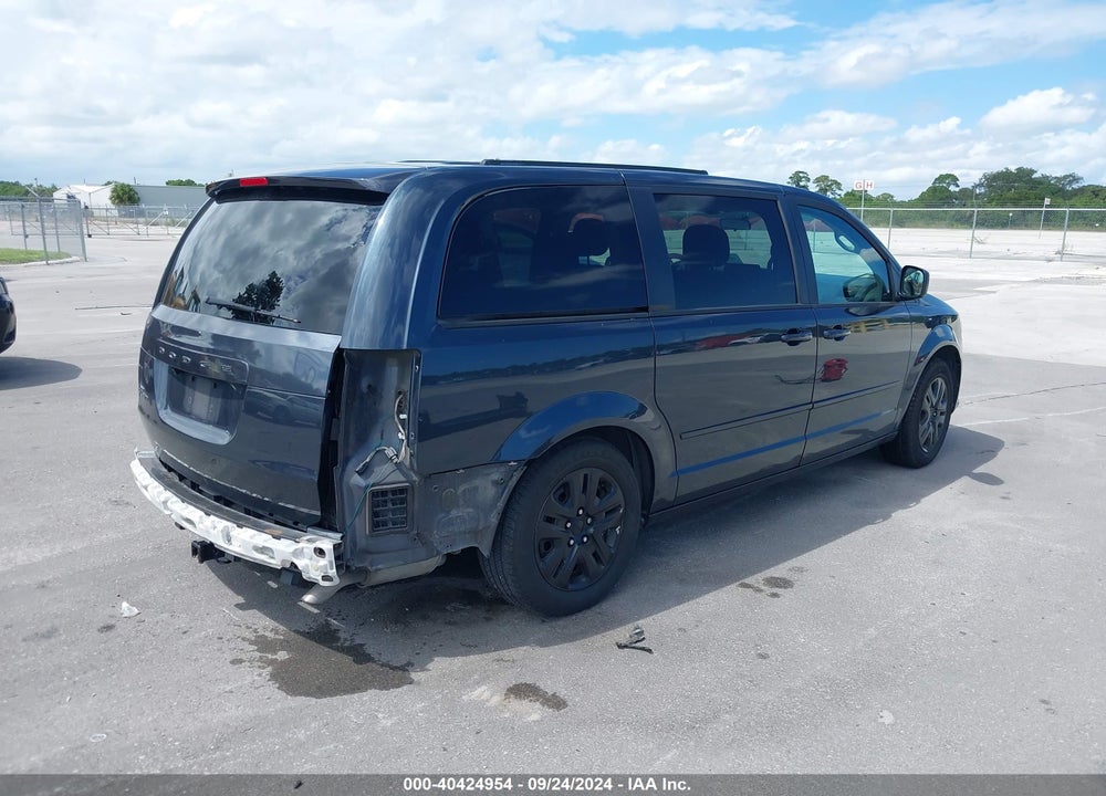 2014 DODGE GRAND CARAVAN SE VIN: 2C4RDGBG2ER411637