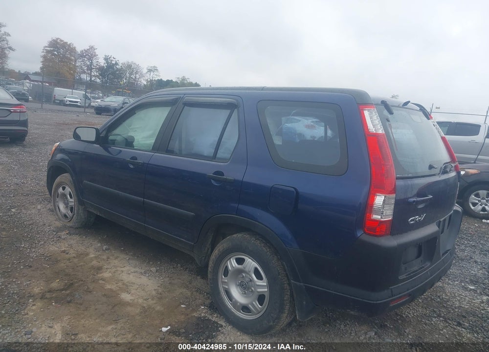 2005 HONDA CR-V LX VIN: JHLRD78525C010249