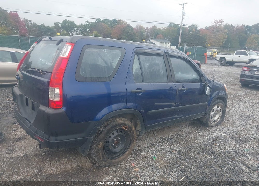 2005 HONDA CR-V LX VIN: JHLRD78525C010249